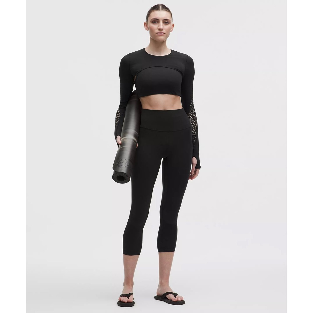 Lululemon Align HR Crop 23" Black Size 4 New With Tags